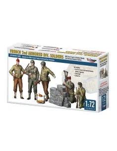 FRENCH 2nd ARMORED DIV. SOLDIERS, 1/72 - Mirage Hobby 720013