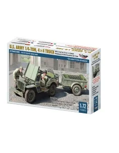 U.S. ARMY 1?4?TON, 4×4 TRUCK, 1/72 - Mirage Hobby 720012