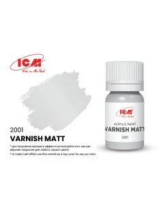 VARNISHES Varnish Matt bottle 12 ml - ICM 2001