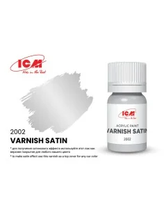 VARNISHES Varnish Satin bottle 12 ml - ICM 2002