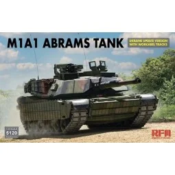 M1A1 Abrams Tank Ukraine Update Version with Workable Tracks, 1/35 ...