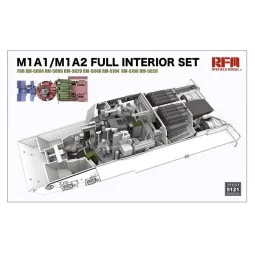 M1A1/M1A2 Abrams Tank Full Interior Set (Without Tank Kit) - Rye Fi...