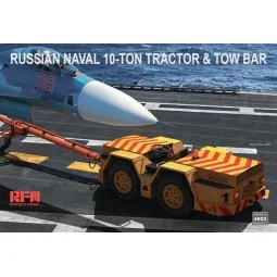 Russian Naval 10-Ton Tractor & Tow Bar, 1/48 - Rye Field Model RFM4802