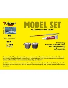 U2(German Submarine WWII typeIIA(ModelSe, 1/400 - Mirage Hobby 840065 2