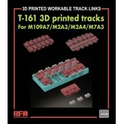 T-161 Workable Tracks for M109A7/M2A3/M2A4/M7A3 (3D Printed), 1/35 ...