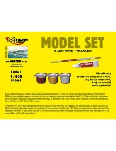 ORP"MAZUR"1935(Training Ship)(Model Set), 1/400 - Mirage Hobby 840061 2