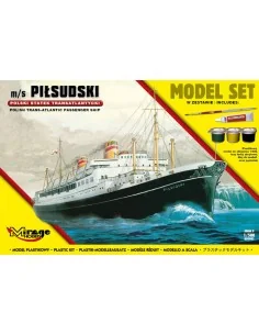 m/s PILSUDSKI(Trans-Atlantic Passenger S Ship)(Model Set), 1/500 - ...
