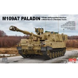 M109A7 PALADIN 155 mm Self-Propelled Howitzer w/ Workable Tracks - ...