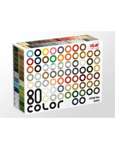 [NO_DESC] Acrylic paint set 80 pcs (77 color + 3 varnishes) 80 x 12...