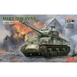 M4A3 76W VVSS Sherman Late Upgrade Version Full Interior - Rye Fiel...