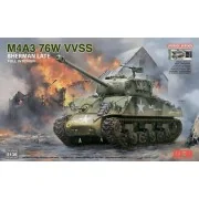 M4A3 76W VVSS Sherman Late Upgrade Version Full Interior, 1/35 - Ry...