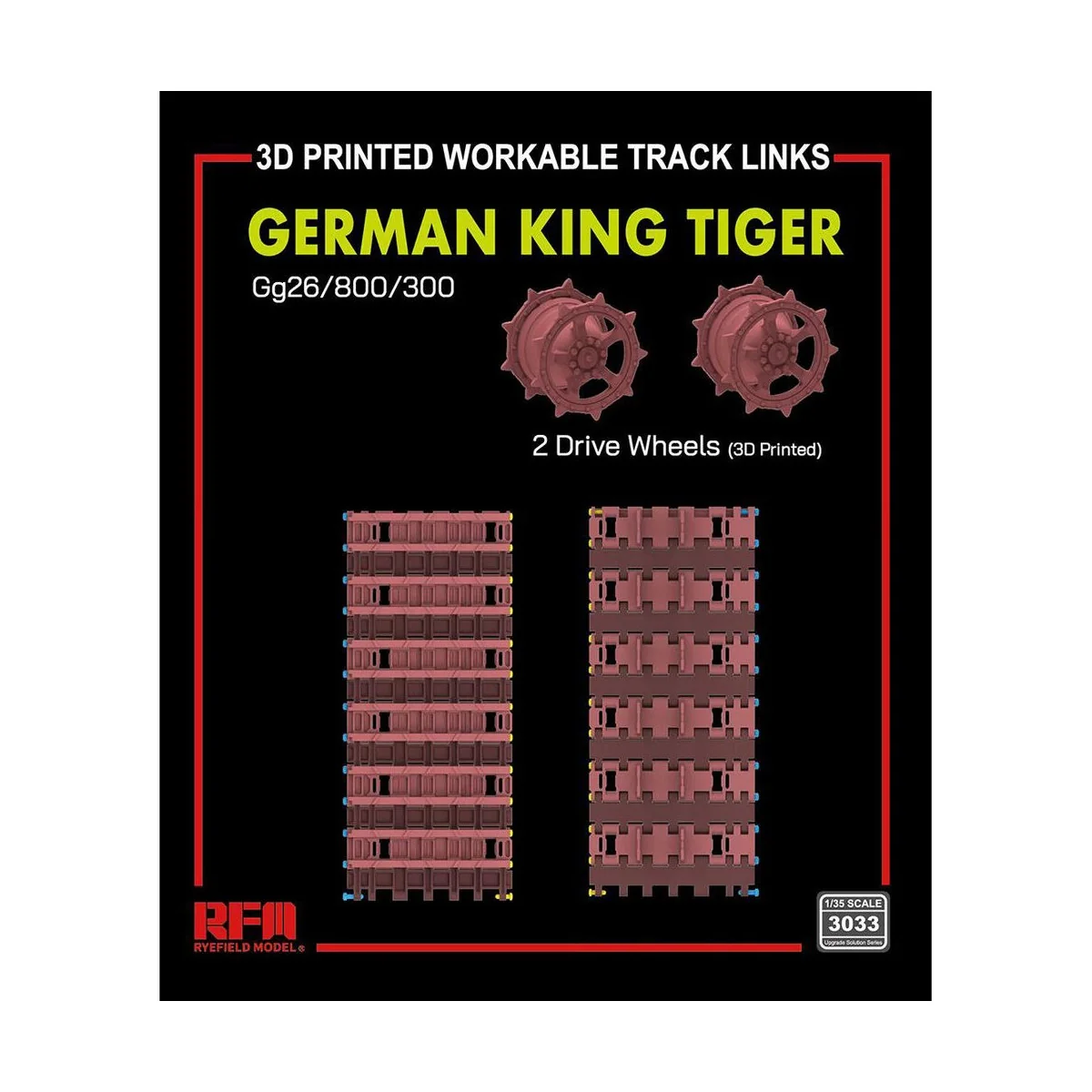 German King Tiger GG26/800/300 - Rye Field Model RFM3033