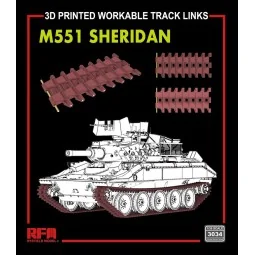 M551 Sheridan Workable Track Links - Rye Field Model RFM3034