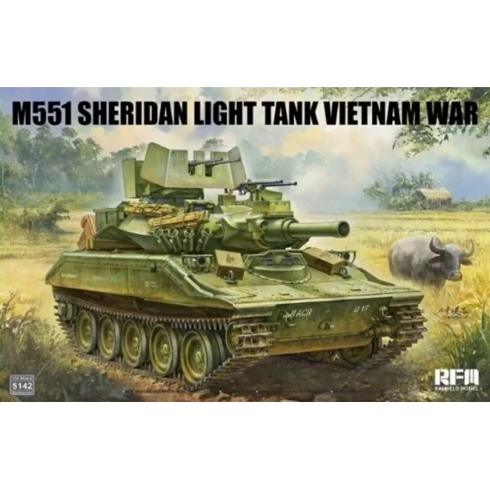 M551 Sheridan Light Tank Vietnam War - Rye Field Model RFM5142