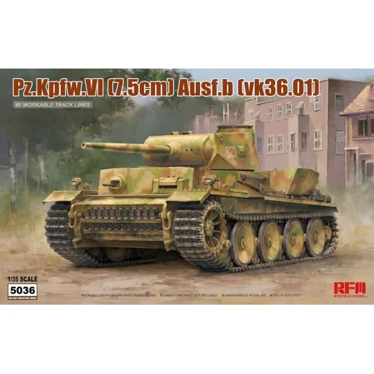 Pz.kpfw.VI Ausf.b (vk36.01) w/workable track links - Rye Field Mode...
