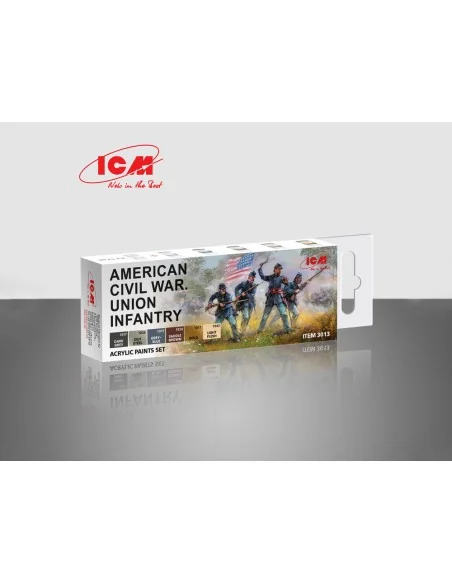 Acrylic Paint Set for American Civil War 6 x12 ml - ICM 3013