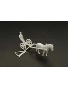 Grass chopper MELICHAR w horse, 1/120 - Hauler HTT120064