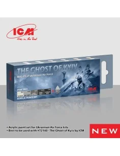 Acrylic Paint Set for The Ghost of Kyiv 6 x 12 ml - ICM 3027