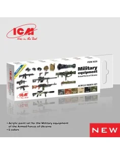 Acrylic paint set for Military equipment of the Armed Forces of Ukr...