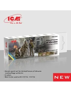 Acrylic paint set for Armed Forces of Ukraine (camouflage uniform) ...