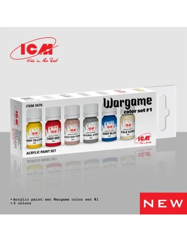 Wargame Color Set 1 - ICM 3076