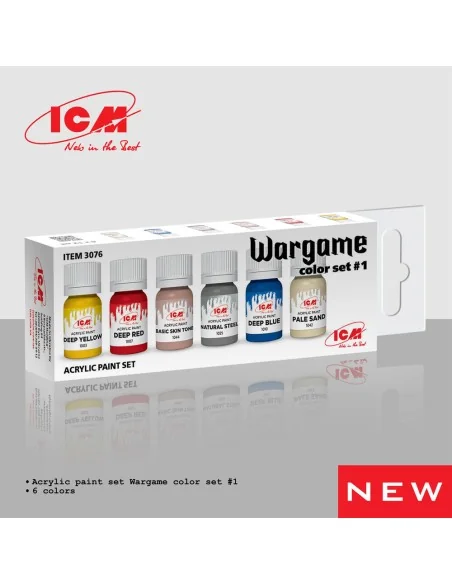 Wargame Color Set 1 - ICM 3076