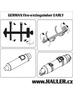German FIRE EXTINGUISHER Early, 1/48 - Hauler HLX48052 2