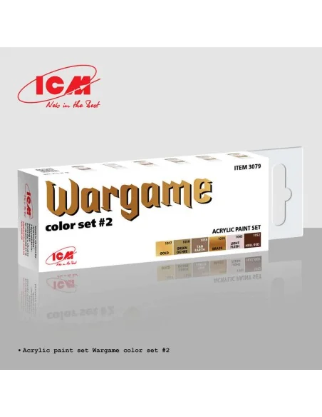 [NO_DESC] Wargame Color Set 2 - ICM 3079