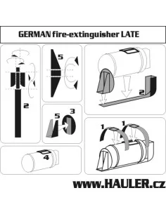 German FIRE EXTINGUISHER Late, 1/48 - Hauler HLX48056 2