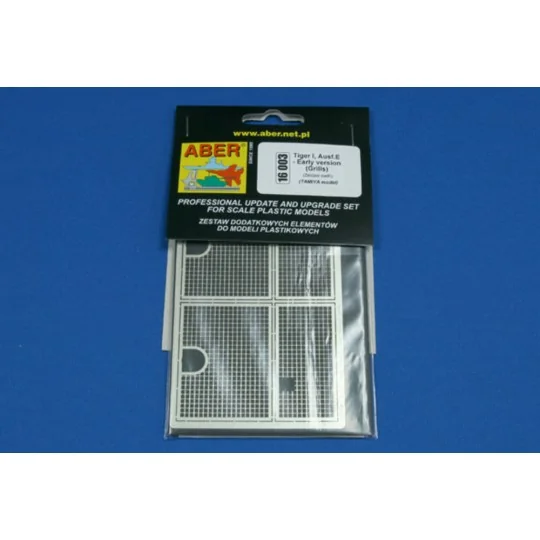Tiger I, Ausf.E-Early version-Grills, 1/16 - Aber Models 16003 Tiger I, Ausf.E-Early version-Grills, 1/16 - Aber Models 16003