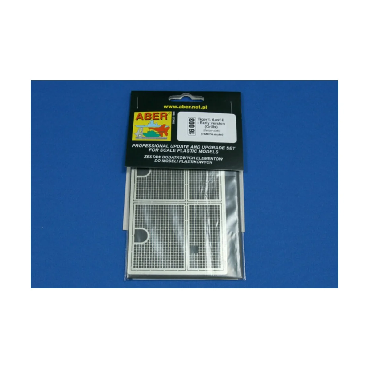 Tiger I, Ausf.E-Early version-Grills, 1/16 - Aber Models 16003 Tiger I, Ausf.E-Early version-Grills, 1/16 - Aber Models 16003