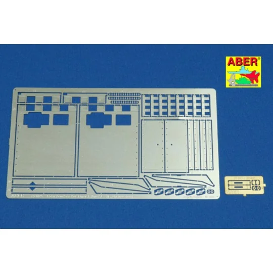 Rear fenders for Tiger I, Ausf.E-(Early version) - Aber Models 16005