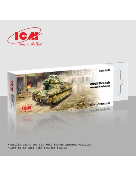 WWII French armored vehicles - ICM 3089