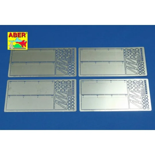 Side fenders for Tiger I, Ausf.E-(Early/Late version), 1/16 - Aber ...