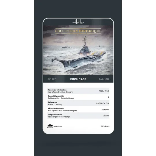 Foch, 1/400 - Heller 81071 Foch, 1/400 - Heller 81071