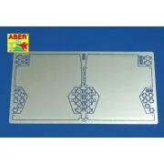 Exhaust covers for TigerI, Ausf.E-(Early/Late version) - Aber Model...