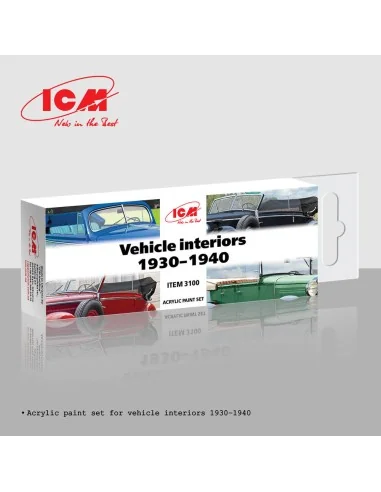 Vehicle interiors 1930–1940 - ICM 3100