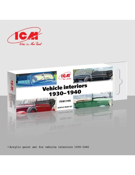 Vehicle interiors 1930–1940 - ICM 3100