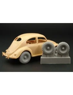 4x4 wheels for VW type 82E Kafer, 1/48 - Hauler HLX48173