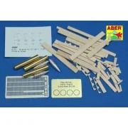 8, 8cm Tiger I A/T Ammo with box, 1/16 - Aber Models 16012