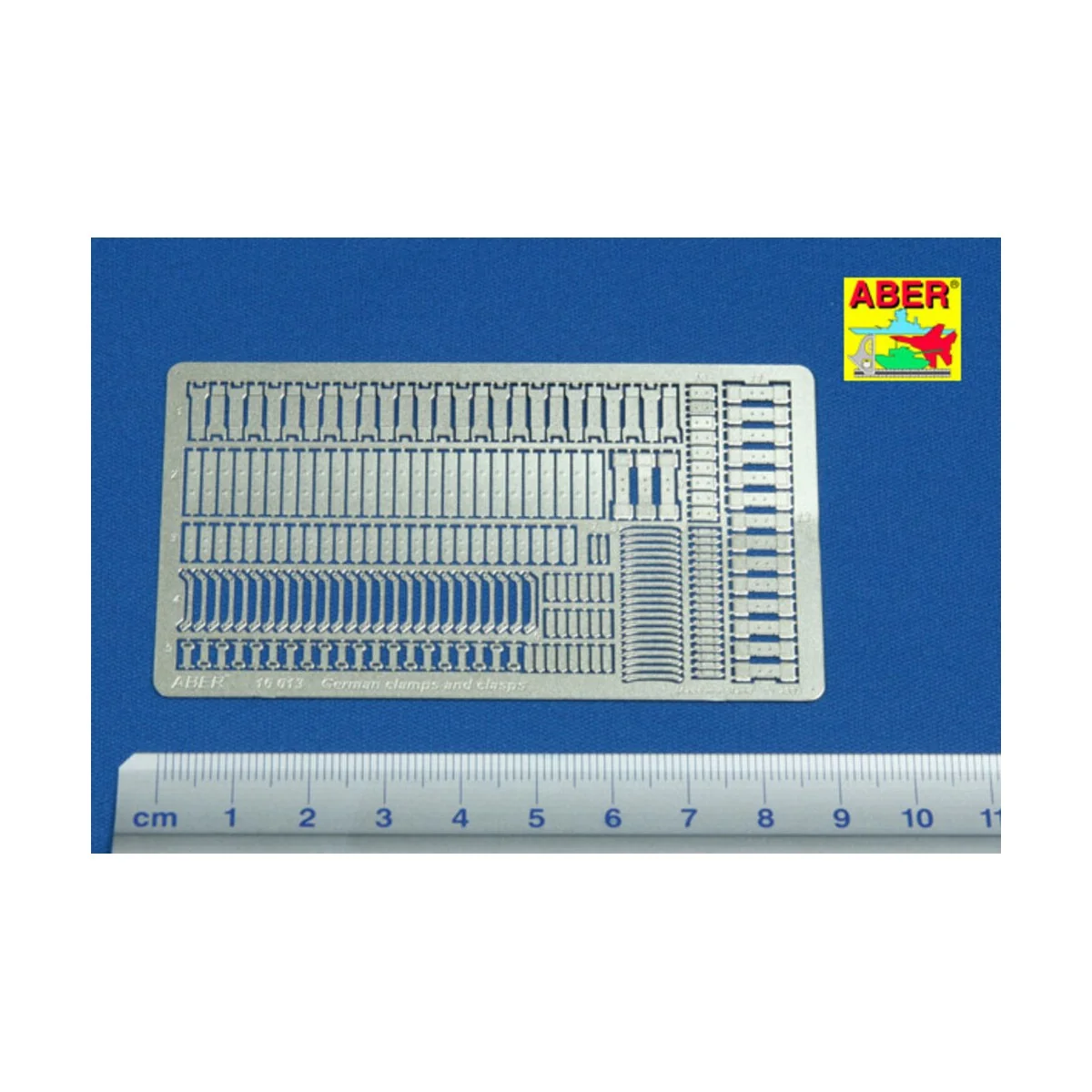 German clamps and clasps, 1/16 - Aber Models 16013 German clamps and clasps, 1/16 - Aber Models 16013