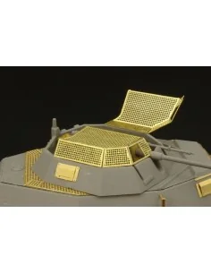Sd Kfz 222 grills, 1/48 - Hauler HLX48249