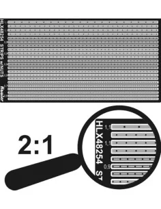STRIPS w-nuts 0, 6-1, 1mm, 1/48 - Hauler HLX48254
