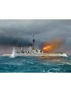 König WWI German Battleship Full hull and waterline, 1/700 - ICM S.014