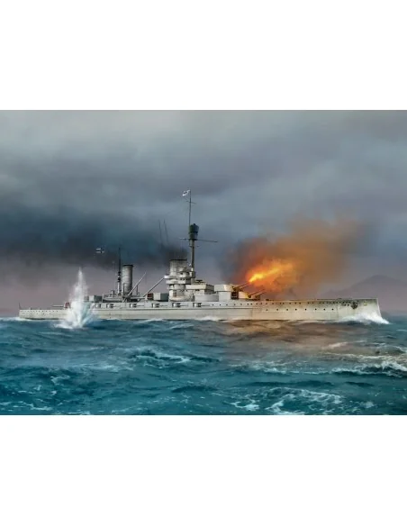 [NO_DESC] König WWI German Battleship Full hull and waterline, 1/70...