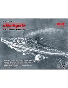 [NO_DESC] Markgraf (full hull & waterline) WWI German Battleship, 1... 2