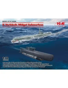 K-Verbände Midget Submarines ('Seehund' and 'Molch'), 1/72 - ICM S.020
