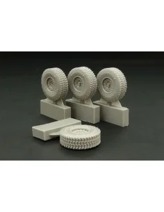 HMMWVE (Hummer) aggressive pattern wheels, 1/48 - Hauler HLX48301