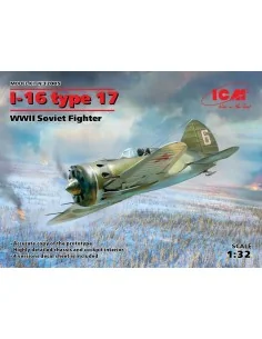 I-16 type 17, WWII Soviet Fighter, 1/32 - ICM 32005