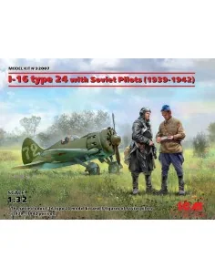 I-16 type 24 with Soviet Pilots(1939-42) Limited, 1/32 - ICM 32007